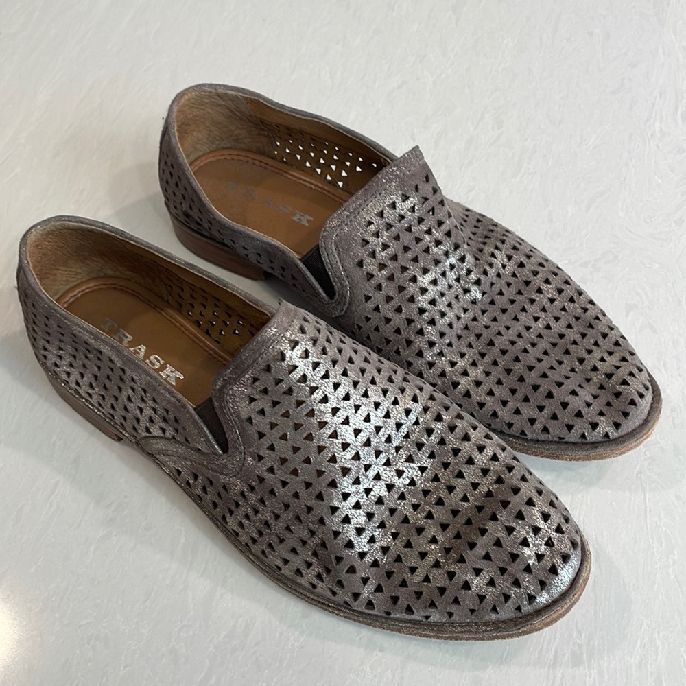 Trask Ali Perforated Leather Loafer